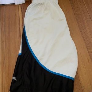 Spaulding white and blue shorts